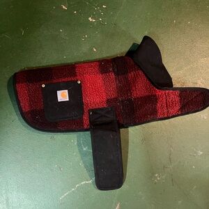 Carhartt Red and Black Checkered Dog Jacket